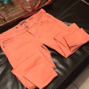 Peach color skinny Jean